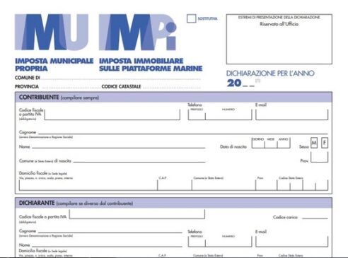 Dichiarazione IMU 2022 - Scadenza 31 Dicembre 2022.